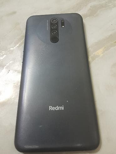 ucuz oyun laptop: Redmi 9, 32 GB, rəng - Boz, Barmaq izi — 2