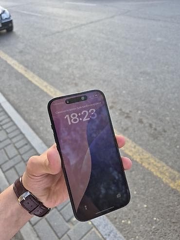 14 pro qiymət: IPhone 15, 128 GB, Qara, Face ID — 4