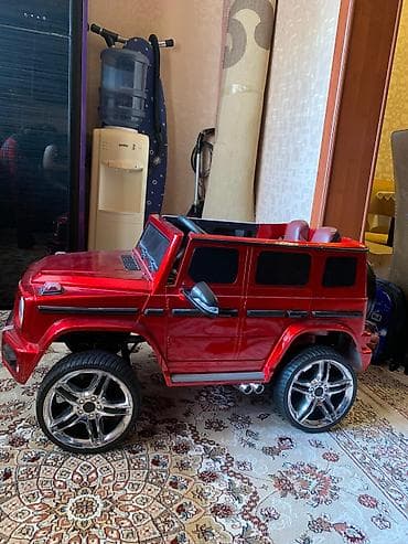 Uşaq üçün elektrikli minik avtomobili – Mercedes G-Class üslubunda — 3