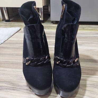 brend qadin ayaqqabilari: Ölçü: 37.5, rəng - Qara, İşlənmiş — 3