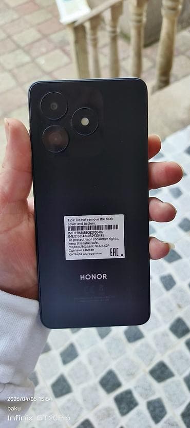 irşad electronics televizorlar: Honor X5, 128 GB, rəng - Qara, İki sim kartlı — 1