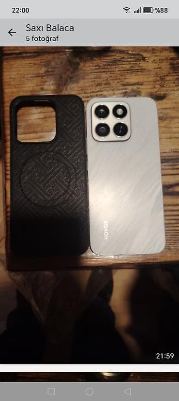 kontakt home note 7: Honor 8C, 256 GB, rəng - Gümüşü, Qırıq — 1