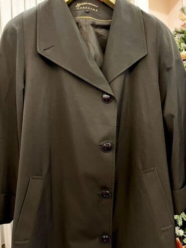 женские кожаные косухи: Пальто, 2XL, цвет - Черный — 2