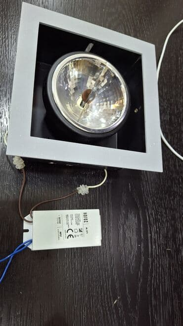 Ev üçün dekor: Jupiter JD611 lampası. Lampa növü: G53 1xQR111 Maksimum güc: 100 Vt — 3