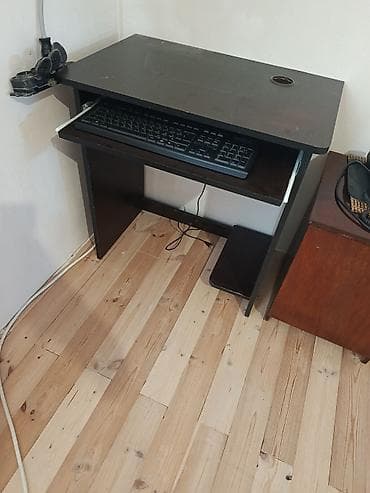 komputer masası: Düz masa, Polkalı, Siyirməsiz, MDF, Zəmanətsiz, Kredit yoxdur — 2