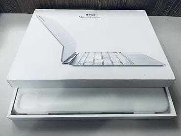 istemmis komputer: Məhsul: Apple iPad pro m4 m5 Magic Keyboard (ağ rəng) Təsvir: - iPad — 5