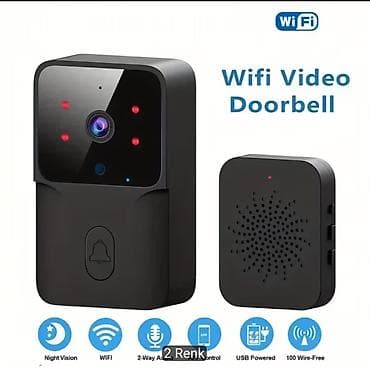 micro usb kabel: WiFi Video Qapı zəngi kamerasi və daxili zəng modulu - WiFi — 1