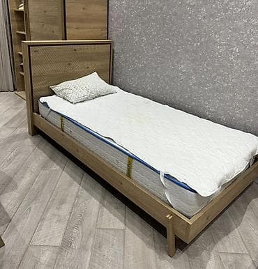 Təknəfərlik çarpayı, Matras ilə, Siyirməsiz