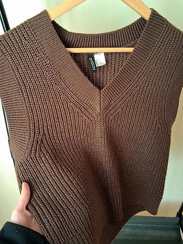 Личные вещи: Кофта, H&M, XS, цвет - Коричневый — 3