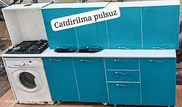 Metbex ölçüsü 2.50 üzərində verilir moyka qaz peçi qapıları parlaq mdf — 1