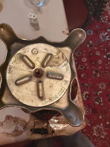 köz samavarı: İşlənmiş Od Samovar, 3 l, Pulsuz çatdırılma — 2
