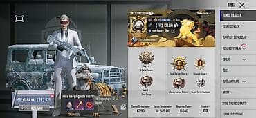 PUBG Mobile hesabı – yüksək səviyyəli kolleksiya və zəngin enventar -