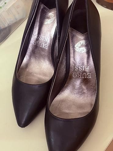 Кроссовки и спортивная обувь: Qadın klassik tufliləri – Euro Kiss - Rəng: qara - Model: sivri — 3