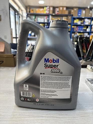 cg motor: Mobil Super 3000 X1 5W-40 tam sintetik mühərrik yağı - Həcm: 4L - — 2