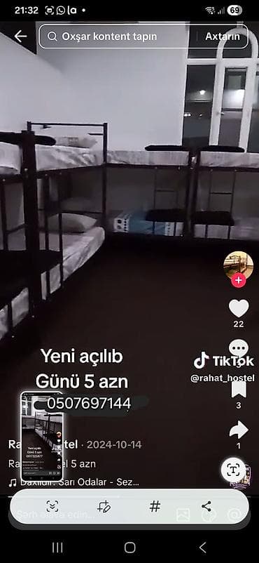 yahya huseynov kucesi: Rahat Hostel – Bakı Ünvan: Cəmşid Naxçıvanski 61 Xidmət — 6