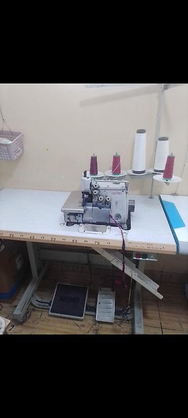 Sənaye overlok tikiş maşını komplekti - Tip: 4 iplik/5 iplik overlok