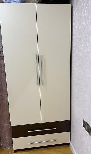 ucuz dolab: 2 qapılı, Siyirməli, Rəngli, Digər material, Açılan, Düz dolab — 1