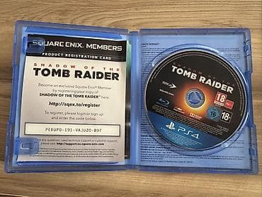 dvd disk: PS4 oyunu: Shadow of the Tomb Raider (Square Enix / Eidos Montréal) - — 2