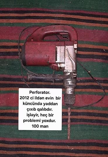 mini drel satilir: Perforator – ştapel/çəkic rejimli elektrik matkabı - İstifadə ili — 3