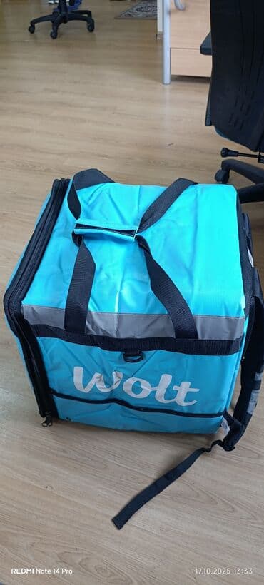 restoran avadanliq: Məhsul: Wolt çatdırılma çantası (sırt çantası tipli termal box) - — 3