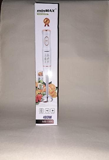 Video oyunlar və konsollar: Blender minMAX – əl blenderi Texniki göstəricilər: - Güc: 400W - — 5