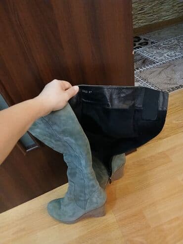 Taclar: Çəkmə, Ölçü: 35, rəng - Yaşıl, İşlənmiş — 1