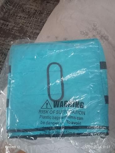 termo sumka: Wolt çatdırılma çantası (izotermik, kub formalı) - Rəng: firuzəyi — 2