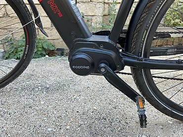 velosiped sekilleri: İşlənmiş Elektrik velosipedi 28", sürətlərin sayı: 10, 750 < Vt, Ünvandan götürmə — 9
