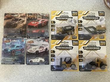 Uşaq oyuncaqları – die-cast metal maşın kolleksiyası Məhsul təsviri