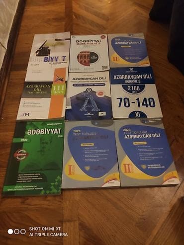 Velosiped ehtiyyat hissələri: Məktəb və hazırlıq üçün müxtəlif dərs və bədii kitablar paketi — 8