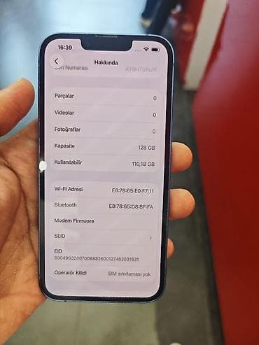 hard disk 3 tb: IPhone 13, 128 GB, Mavi, Face ID — 2