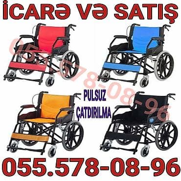 İcarə və satış üçün əlil arabaları - Mexaniki təkərli arabalar -