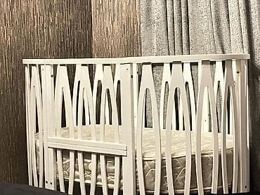 Beşiklər: Oğlan və qız üçün, Yumru, Beşik, Dəst ilə, Matras ilə, Yellənmə mexanizmsiz — 1