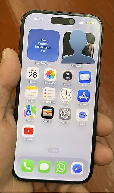 IPhone 15, 128 GB, Qara, Simsiz şarj, Face ID