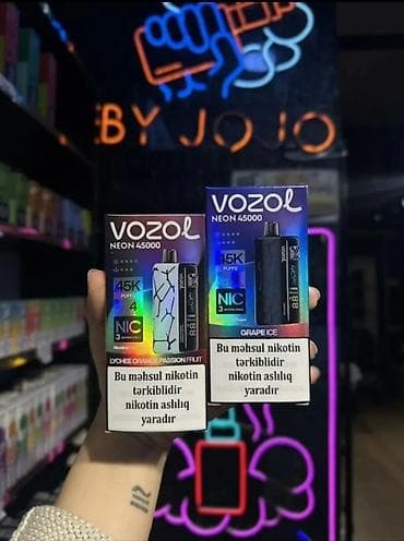 super viga sprey: VOZOL Neon 45000 birdəfəlik vape cihazı - Çəkim sayı: 45K puffs - — 1