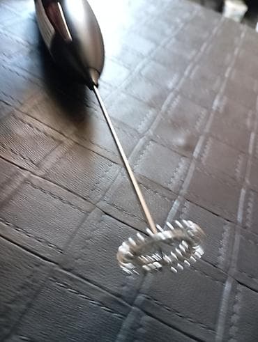 mıkser: Heamantol Electric Milk Frother – batareya ilə işləyən südlü köpük — 3