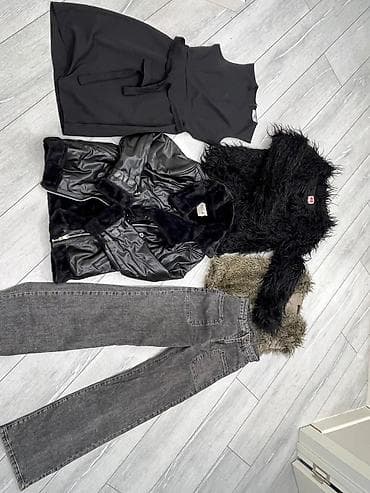 godekce deri: Qadınlar üçün qara “MyLook” qış gödəkçəsi Qisa Don, Yun Qısa Qol — 4