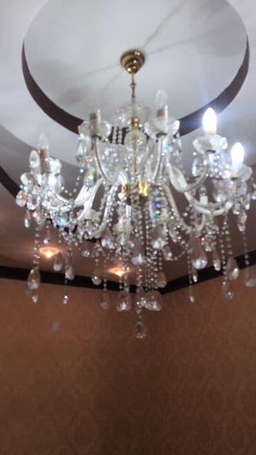 Sandıqlar: Çılçıraq, 10 və daha çox lampa, Xrustal — 3