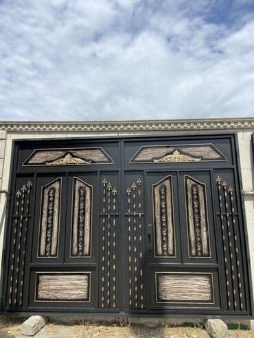 işləmiş dərvazalar: Yeni Dəmir Həyət darvazası, 3 m, Mexaniki, Qapı ilə, rəng - Qara, Kredit var, Ödənişli quraşdırma, Ünvandan götürmə, Ödənişli çatdırılma, Rayonlara çatdırılma — 23