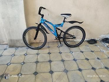 купить спортивный велосипед недорого: START 26” dağ velosipedi - Rəng: mavi/qara - Çərçivə: amortizatorlu — 1