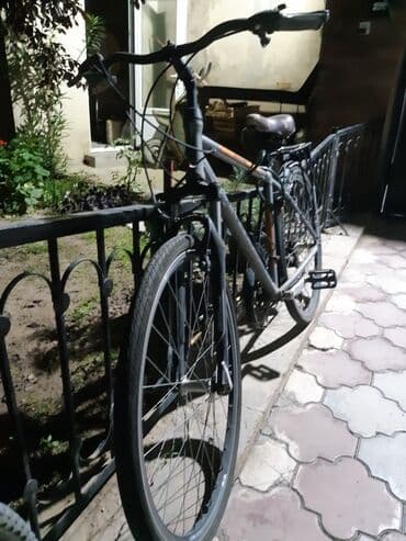 велосипед бишкек бу: Şəhər/trek tipli Kross Trans velosiped - Çərçivə: yüngül metal, şəhər — 4