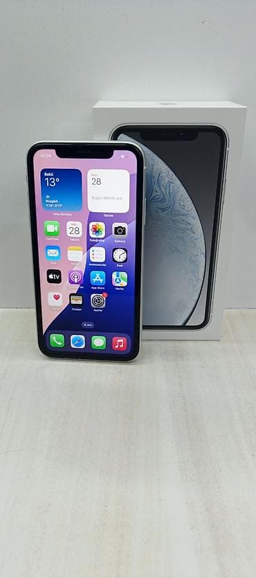iphone x ekran: IPhone Xr, 256 GB, Ağ, Face ID — 2