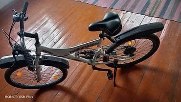 velosiped aksesuari: Velosiped – “Shimano” ötürücülü, ağ rəngdə şəhər/dağ tipli model — 4