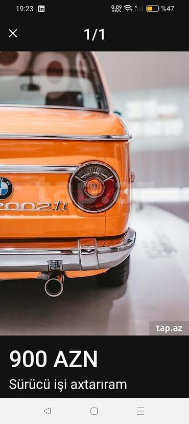 Şəxsi sürücü, 47 yaş, stajı 27 il, Nəqliyyat təmin edilir