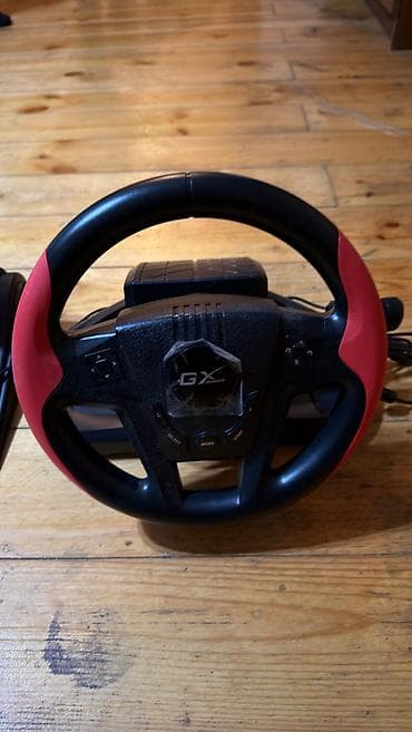 fifa 14 ps 4: GX Gaming sükan dəsti – USB oyuncaq sükan və ikili pedallar - — 1