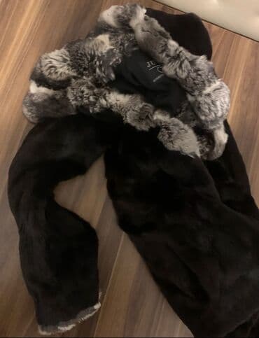 türk istehsalı olan qadın şubaları: Kürk, Milano, S, rəng - Qara — 7