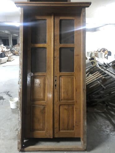 Furnitura və aksessuarlar: 8 ədəd palıd ağacınnan villa qapısı. İşlənmişdi, cürüyü qırığı yoxdur — 1