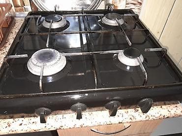 palet soba: Qaz sobası Stolüstü, 4 gözlü, İşlənmiş — 3