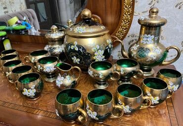 yasil kofe: Чайный набор, цвет - Зеленый, Богемия, 12 персон, Чехия — 2