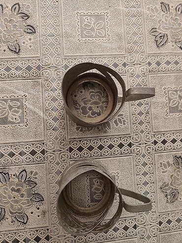sud separatoru: Keramika dəsti – 2 predmet - Kaşa: ağ fonlu keramika, kənarları — 9